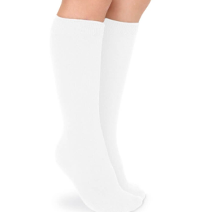 Jefferies Flat White Knee Sock